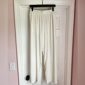 Express White Lined Box Pants, Size XL